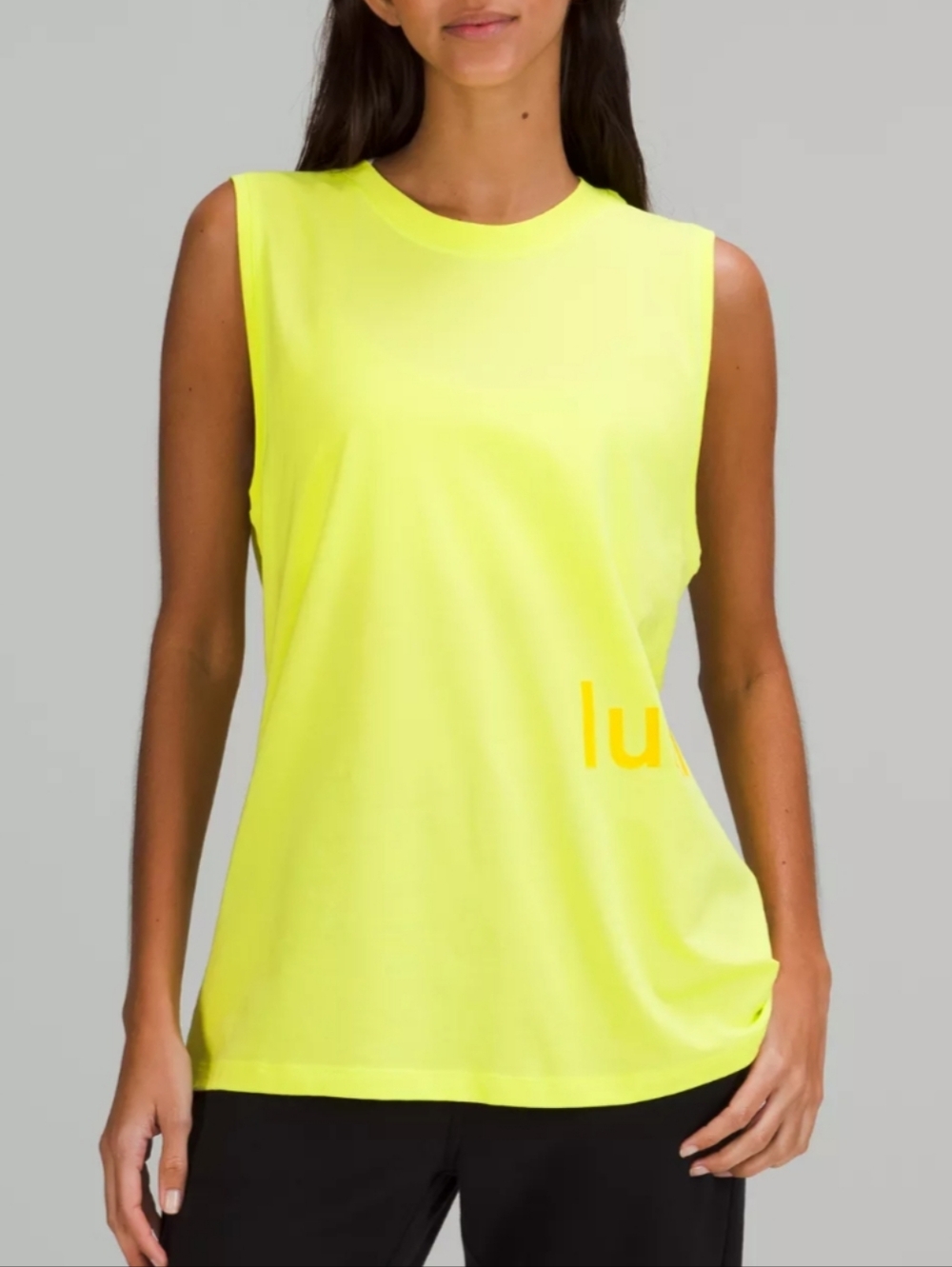 lululemon athletica Women’s Neon Yellow Sleeveless Tank Top